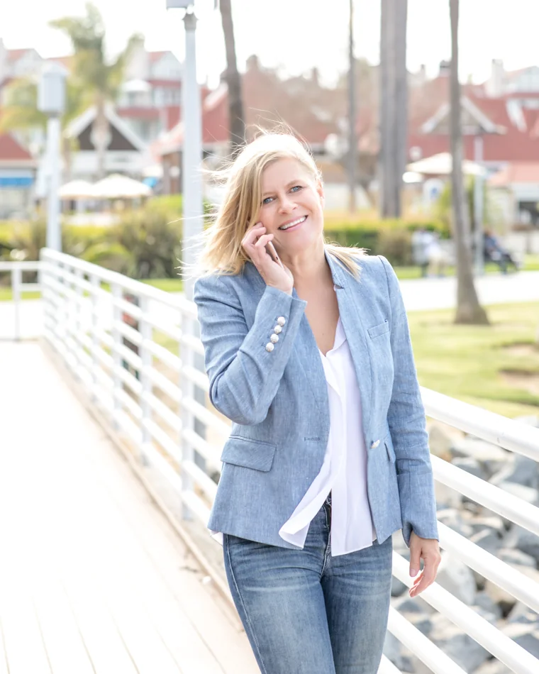 Suzanne Svahn, San Diego REALTOR®, on the waterfront